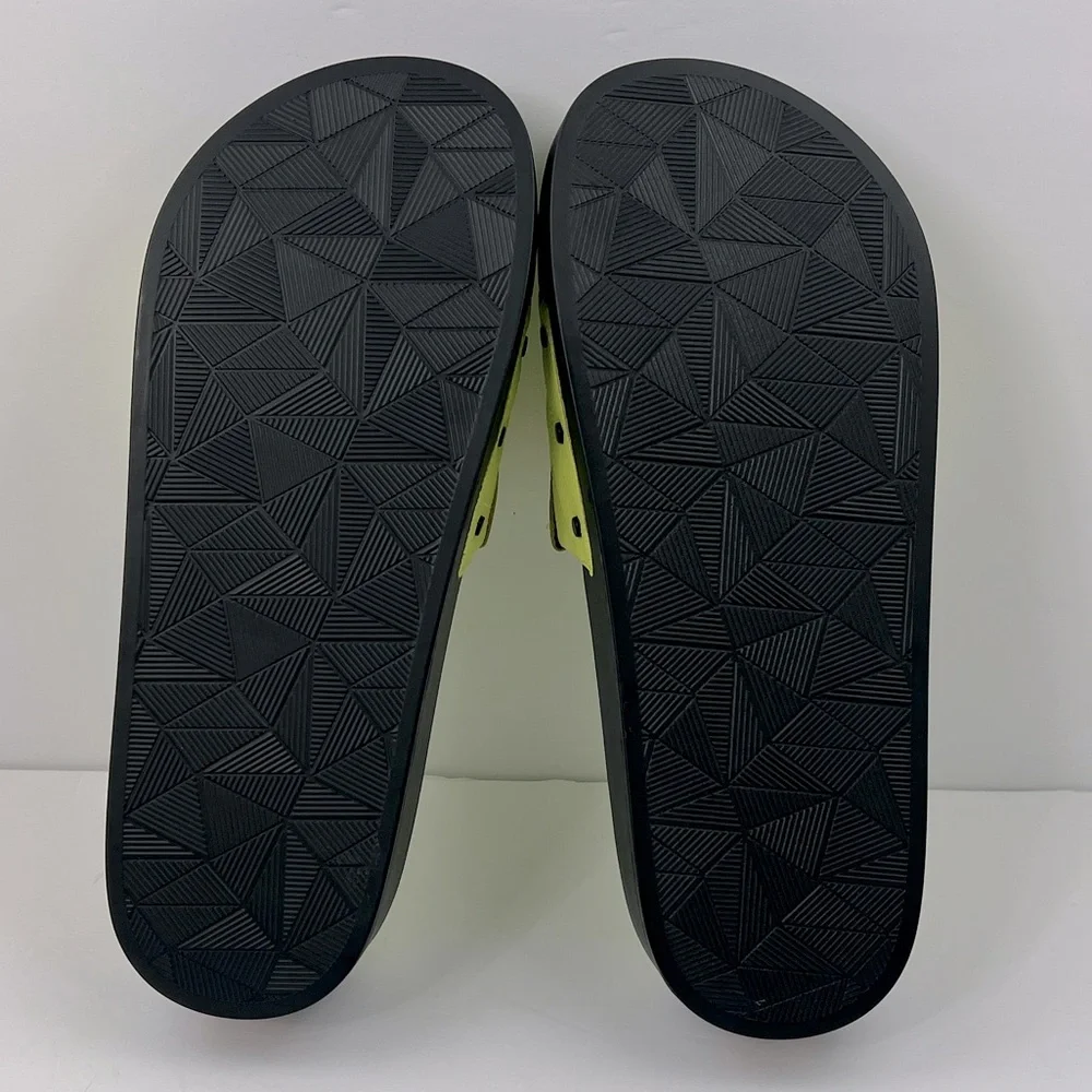 Dr. SCHOLL’S ORIGINAL COLLECTION, PISCES MAX SLIDES, LIME GREEN UPPER LEATHR, 9M - Picture 9 of 17